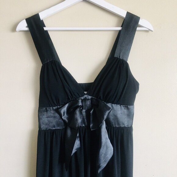 Speechless Y2K 2000s Black Bow Top - Picture 4 of 9